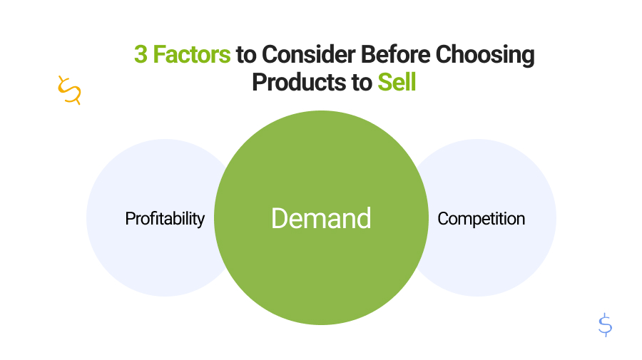 3 Factors to Consider Before Choosing Products to Sell