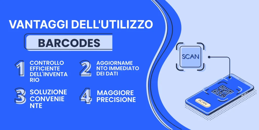Vantaggi dell'utilizzo dei codici a barre