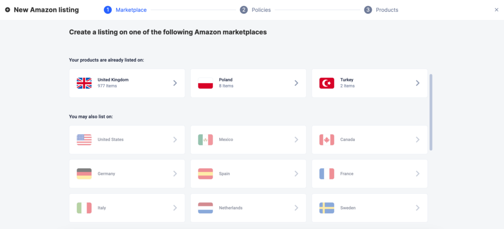 Import WooCommerce products to Amazon Step 4