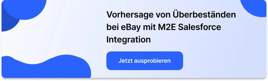 M2E Cloud Salesforce Integration mit eBay