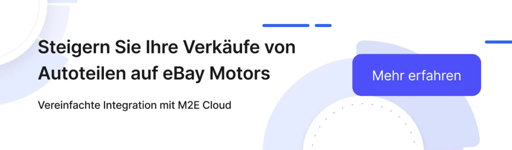 M2E Cloud eBay Motors