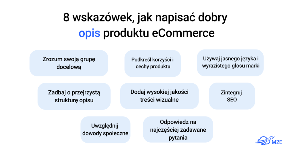 8 wskazówek dotyczących pisania dobrego opisu produktu eCommerce