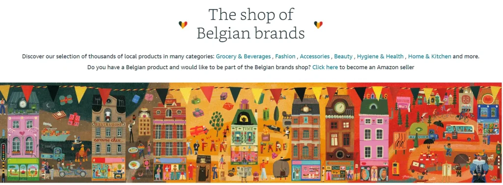 Amazon Brands of Belgium store