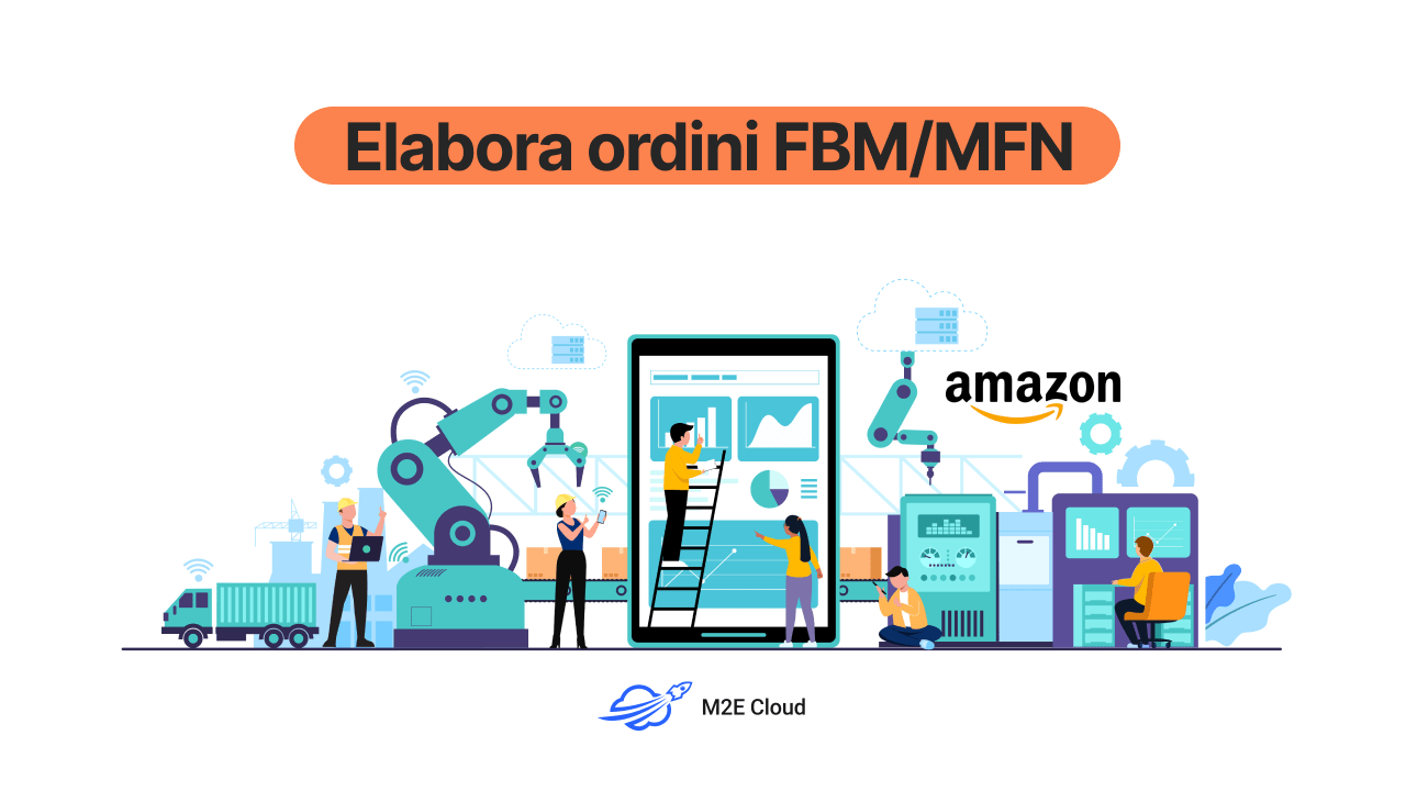 Elaborazione degli ordini Amazon FBM/MFN