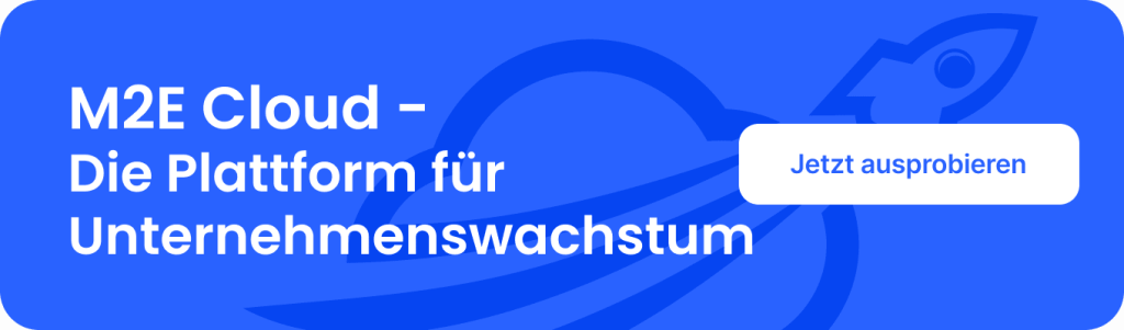 M2E Cloud ausprobieren