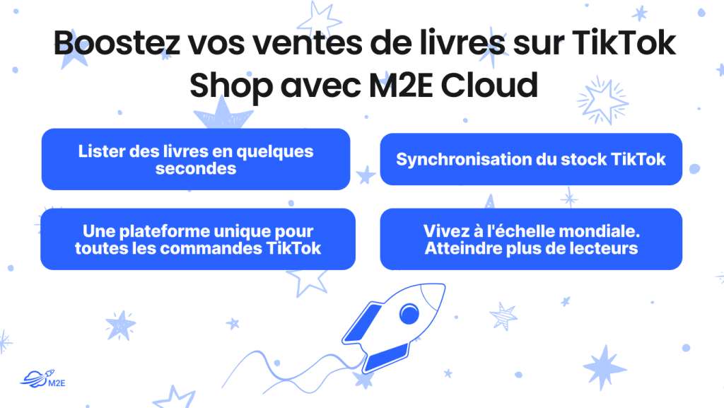 Comment vendre des livres sur TikTok Shop avec M2E Cloud