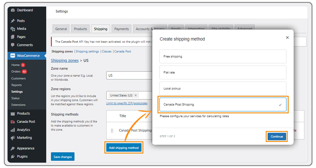 WooCommerce International Shipping - Choose the Right Shipping Methods