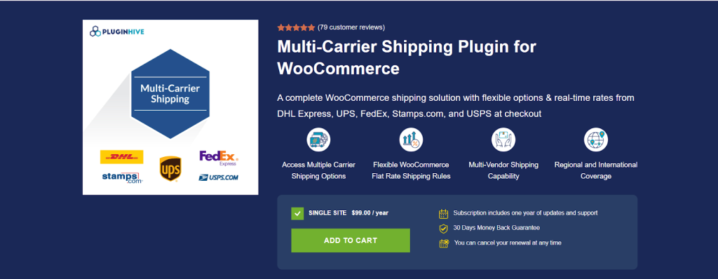 Multi-Carrier Shipping Plugin for WooCommerce