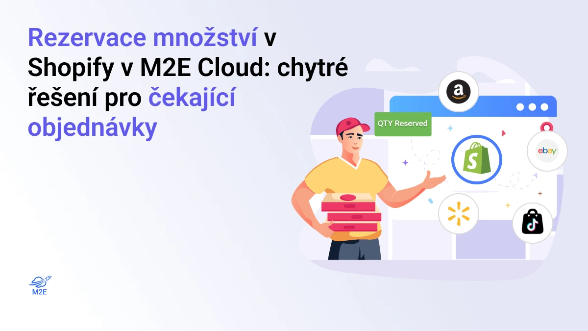 Pracovní postup rezervace množství v Shopify v M2E Cloud
