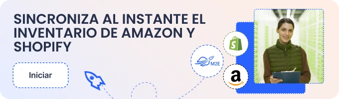 sincroniza el inventario de amazon y shopify al instante
