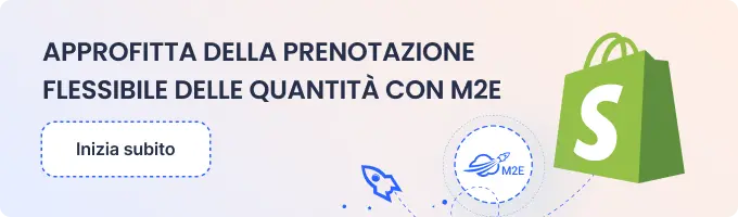 Prenotazione di quantità su più piattaforme con M2E Cloud