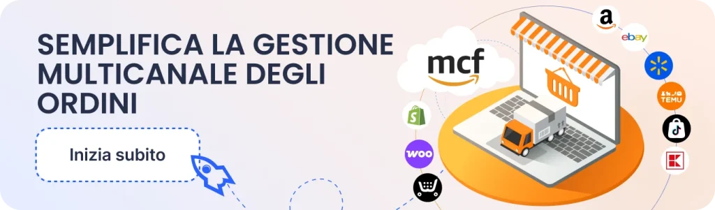 Evasione degli ordini multicanale (MCF) con M2E Cloud per PrestaShop