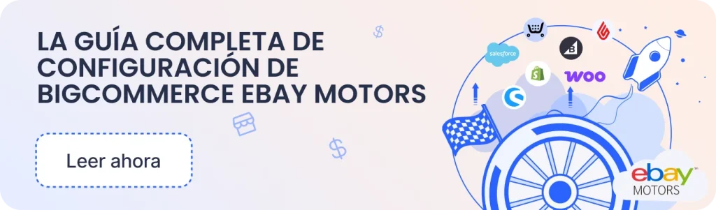Integración de BigCommerce + eBay Motors con M2E Cloud