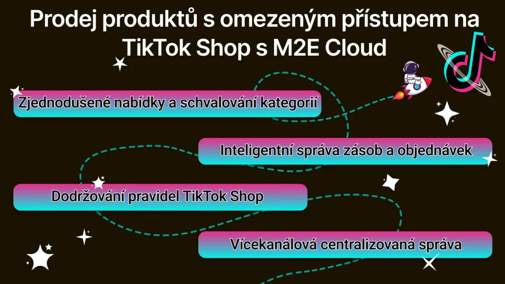 Jak prodávat omezené produkty na TikTok Shop s M2E Cloud?