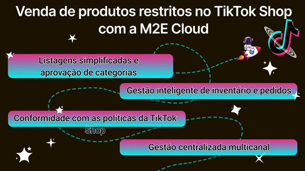 Como vender produtos restritos na TikTok Shop com a M2E Cloud?