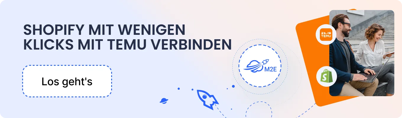 Verbinden Sie Shopify mit wenigen Klicks mit Temu