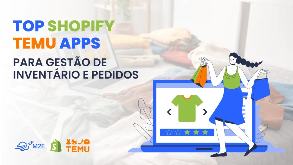 Principais aplicações Shopify Temu para gestão de inventário e pedidos
