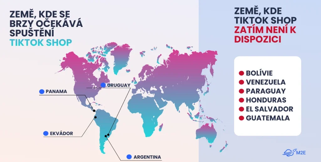 Trhy s vysokým potenciálem pro další TikTok Shop