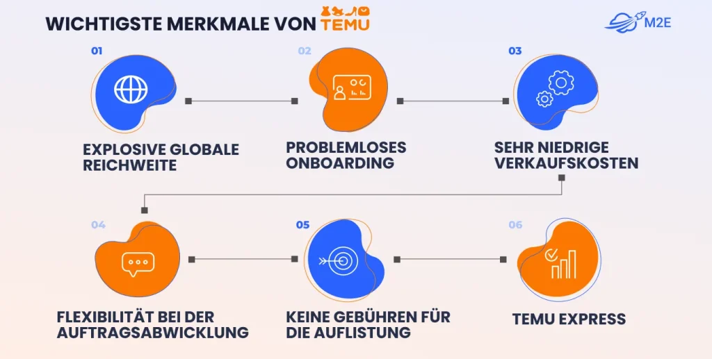 Wichtigste Funktionen von Temu