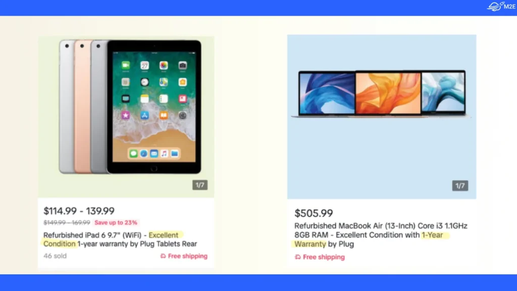 TikTok Shop (Refurbished Electronics Category)