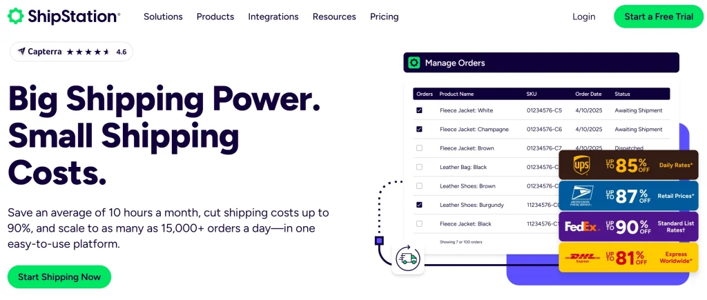 ShipStation Home Page