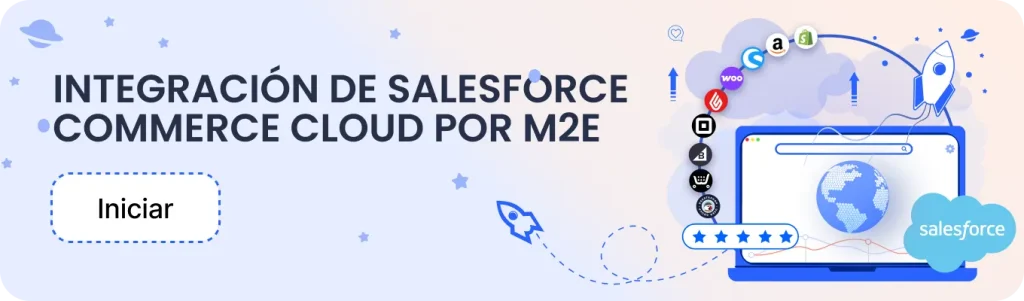 M2E Multichannel Connect para la integración de TikTok Shop y Salesforce Commerce Cloud