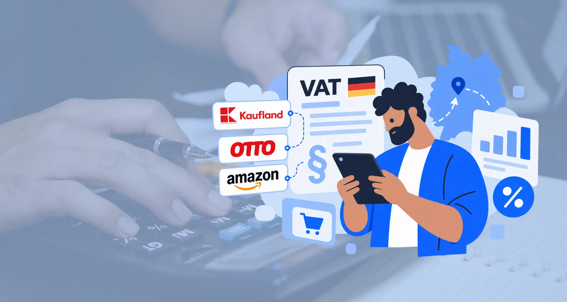 Selling on Kaufland, OTTO and Amazon at once: what that does to your German VAT