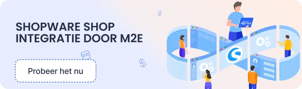 Shopware-integratie door M2E